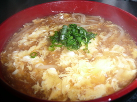 おそば屋さん風★かきたまうどん♪