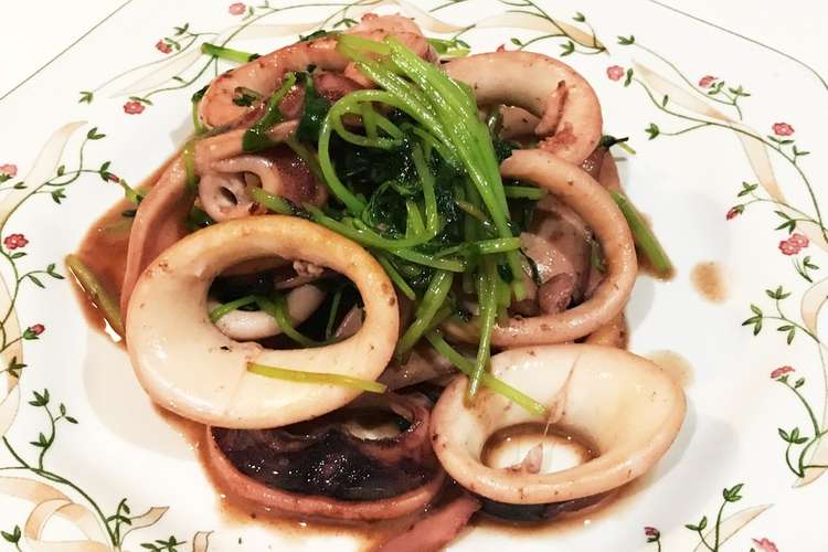 スルメイカと豆苗のバター醤油炒め レシピ 作り方 By むぅちゃま クックパッド 簡単おいしいみんなのレシピが356万品