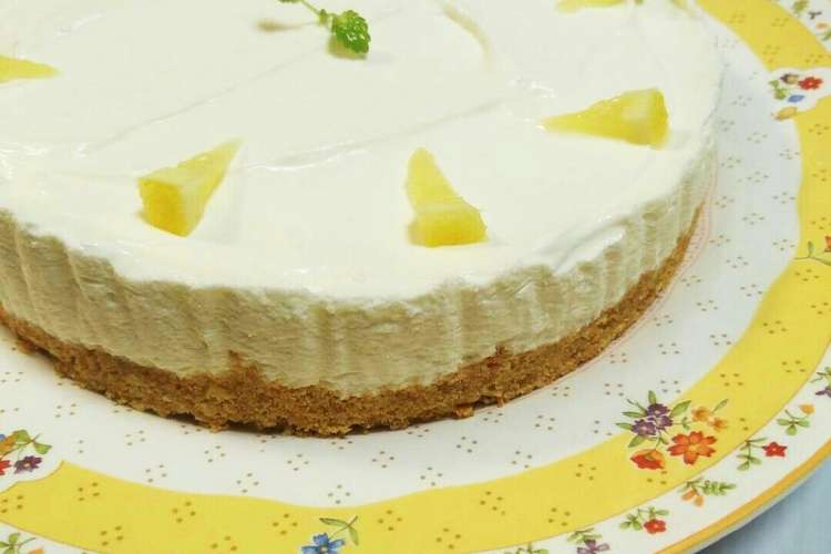 爽やかレモンのヨーグルトムースケーキ レシピ 作り方 By Dreammama クックパッド 簡単おいしいみんなのレシピが352万品