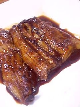 ワインに♬バルサミコ風味のウナギ蒲焼