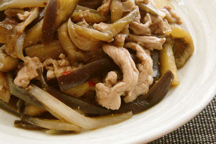 なすと豚肉 玉ねぎのピリ辛味噌炒め レシピ 作り方 By つかぽん クックパッド 簡単おいしいみんなのレシピが357万品