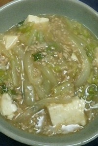豆腐と白菜のオイスターソース炒め