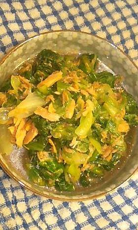 レタスとツナの中華風おひたし?