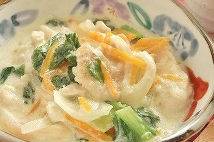 白菜のクリーム煮 柚子胡椒で美味しさup レシピ 作り方 By マミイ4068 楽天レシピ