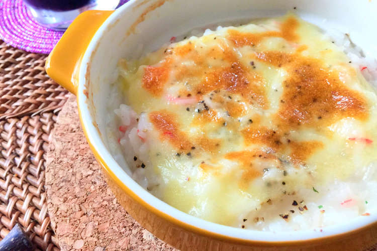 簡単ランチ カップスープでカニかまドリア レシピ 作り方 By R F クックパッド 簡単おいしいみんなのレシピが366万品