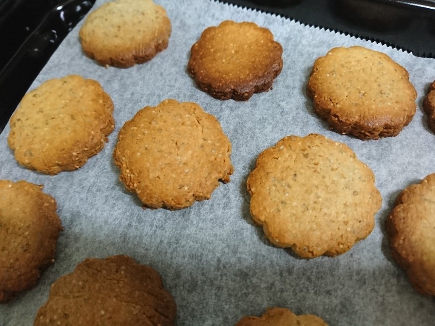 大豆粉とライ麦全粒粉のクッキー☆の画像