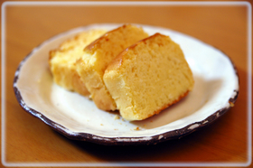 甘さ控えめ☆レモンケーキ