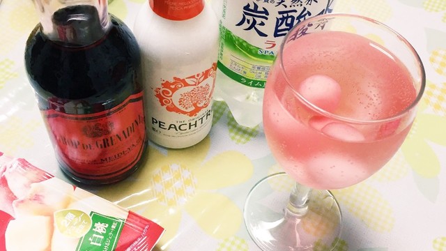 アイスの実でピーチフィズ レシピ 作り方 By 仙石翔 クックパッド