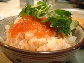 鮭とイクラの炊き込みご飯