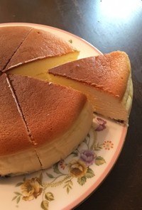 スフレチーズケーキ（レーズン入）オーブン