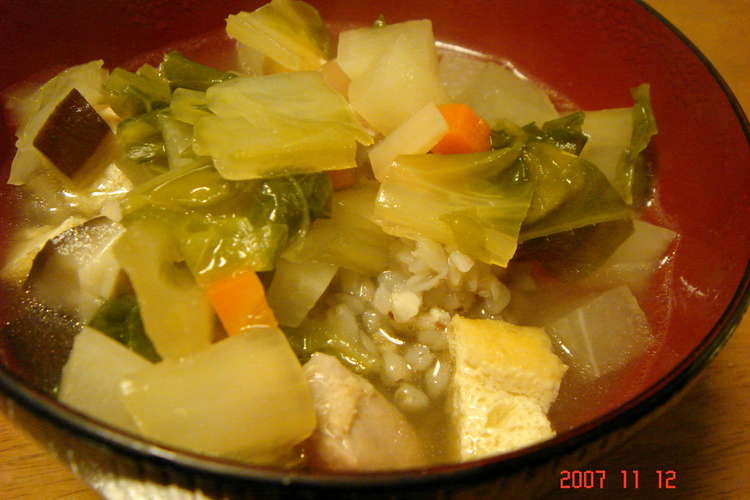 徳島郷土料理 そば米汁 レシピ 作り方 By しょうこ1818 クックパッド 簡単おいしいみんなのレシピが350万品