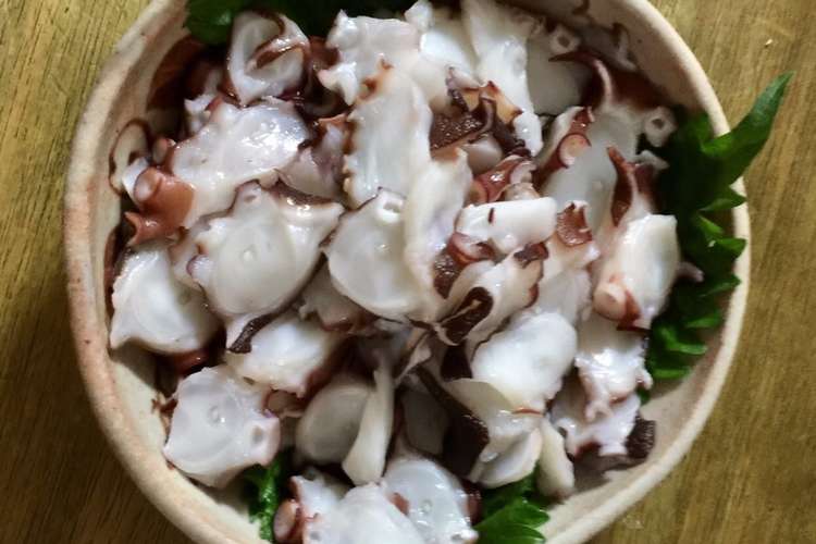 半夏生にはタコで元気に タコの刺身 レシピ 作り方 By 料理好きなオトン クックパッド 簡単おいしいみんなのレシピが353万品