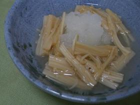 ★エノキで♪なめたけのおろし和え☆