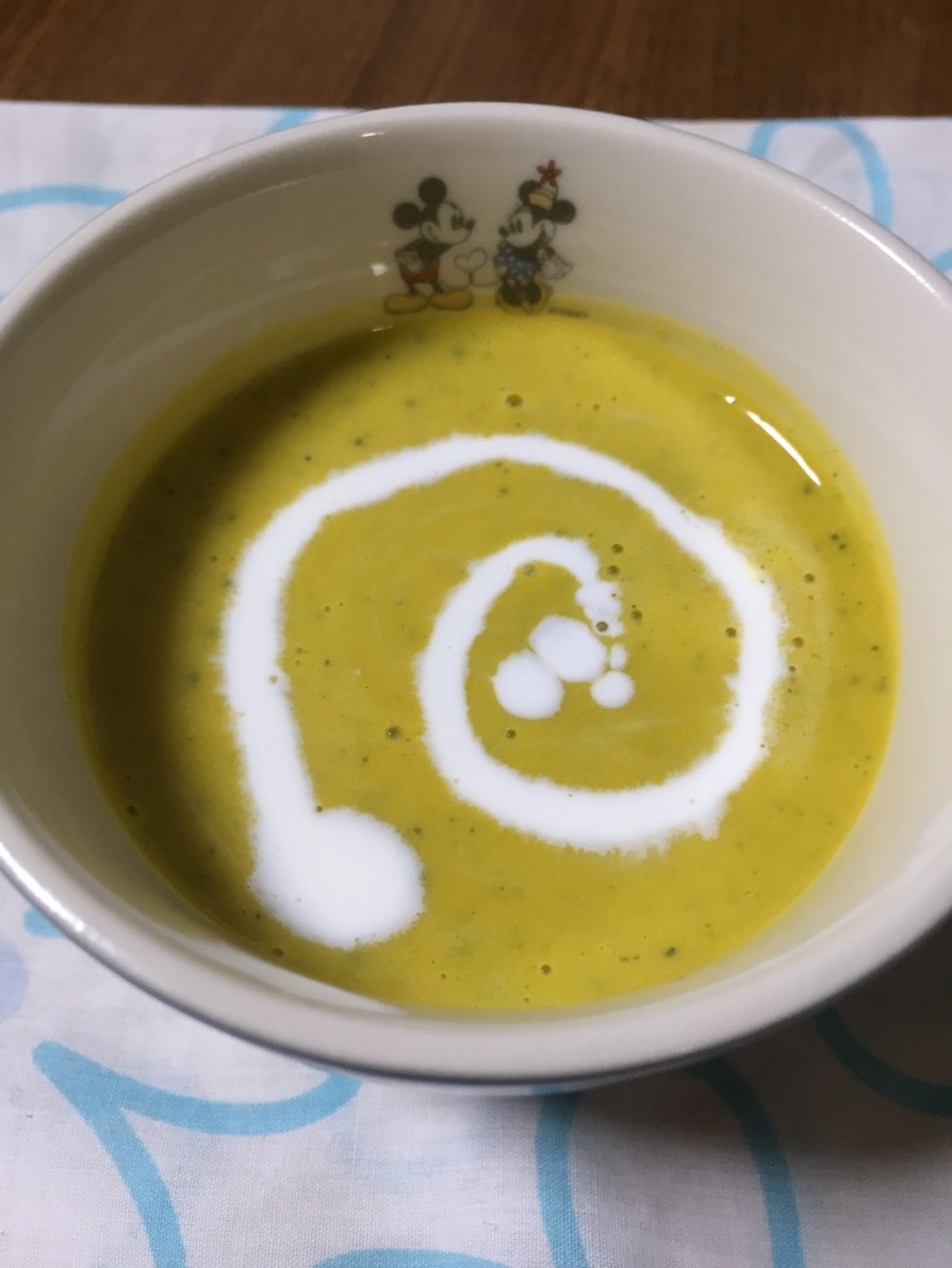 簡単 時短 冷製かぼちゃスープの画像