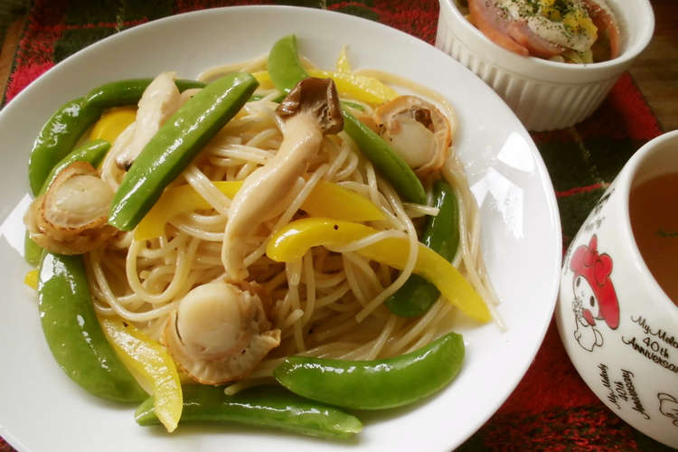 スナップエンドウがおいしい スパゲッティ レシピ 作り方 By 花時計咲いた クックパッド