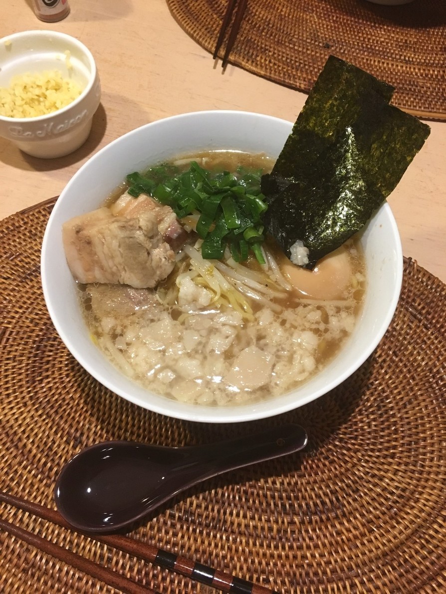 手作りスープで♪ 京都豚骨ラーメンの画像