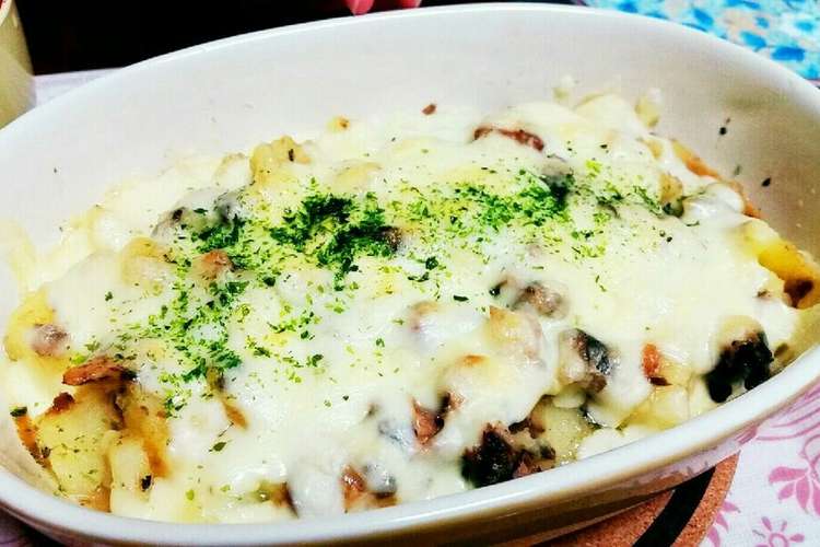 いわし缶とじゃがいものチーズ焼き レシピ 作り方 By Strawcafe クックパッド 簡単おいしいみんなのレシピが350万品
