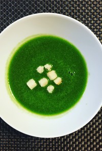 バイタミックス小松菜とジャガイモのスープ