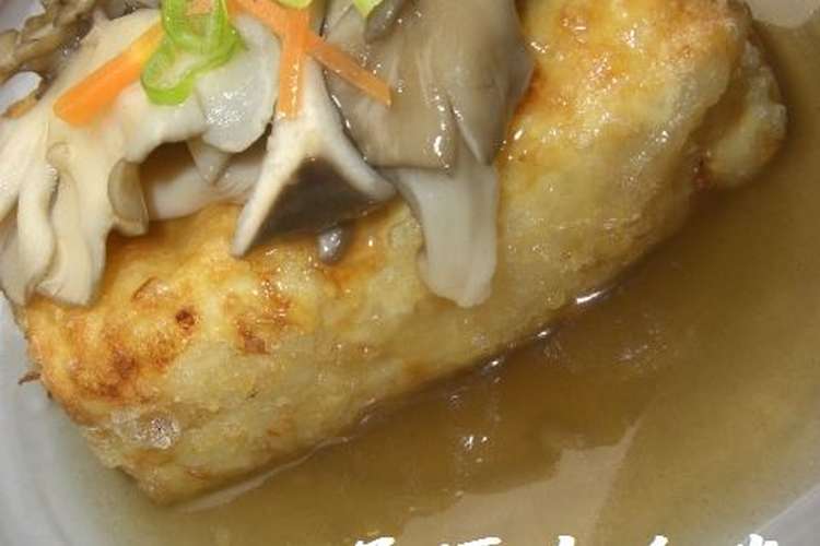 揚げ出し豆腐 きのこあんかけ レシピ 作り方 By ぴっちい クックパッド 簡単おいしいみんなのレシピが353万品