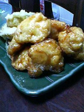 ふんわり揚げささみのレモン煮