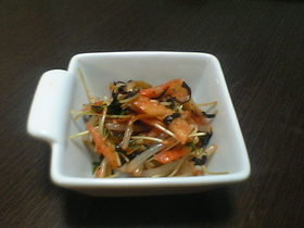 もやしキムチのり