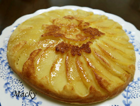 豪華なのに簡単タルトタタン風ホットケーキ