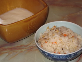 超簡単、炊き込みとろろご飯