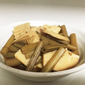 蕗とたけのこの煮物