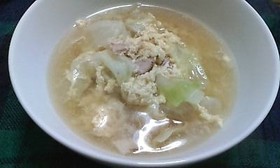 ふわふわ卵スープ