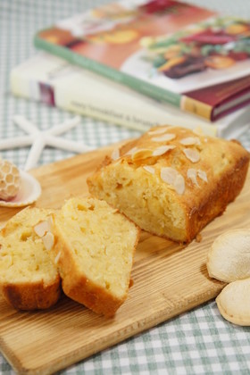 簡単!パインとココナッツのパウンドケーキ