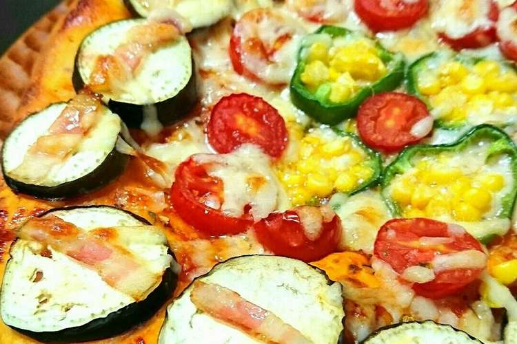 野菜ジュースで夏野菜のピザ レシピ 作り方 By Lily Maman クックパッド