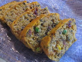野菜とひじきのパウンド美ケーキ