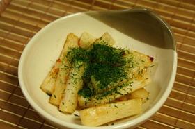 長いものシャキホク♫バター炒め
