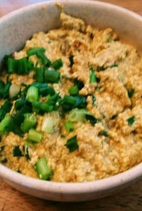 本日の朝 豆腐の味噌汁風カレー