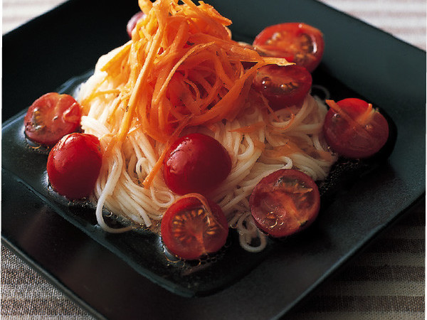 マリネ野菜のそうめんサラダ