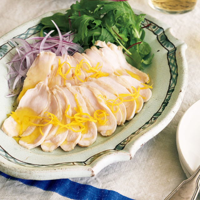 鶏むねのしっとりオイル煮 By オレンジページ クックパッドダイニング