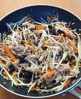 夏バテ予防 キクラゲの肉野菜炒め
