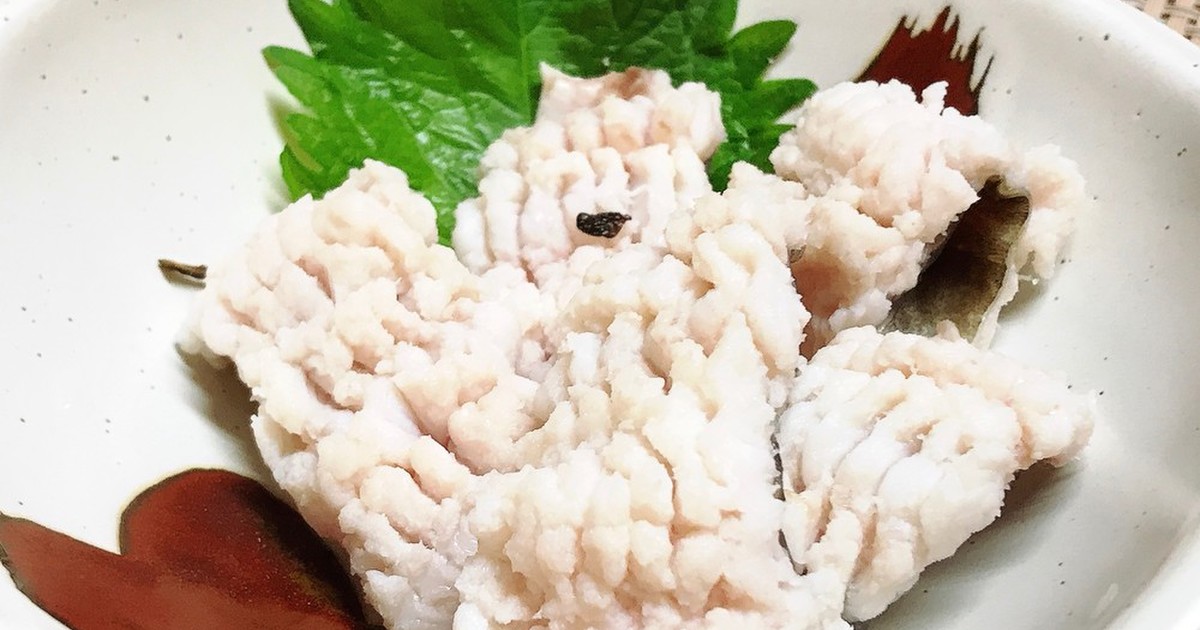 ハモの落とし 湯引き 捌き方つき レシピ 作り方 By まるたまん クックパッド 簡単おいしいみんなのレシピが361万品