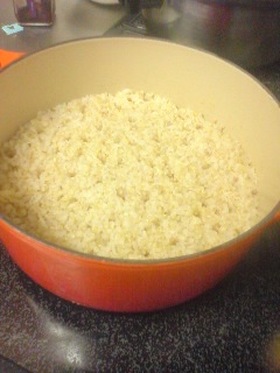 簡単♪あっという間の鍋炊き玄米ごはん