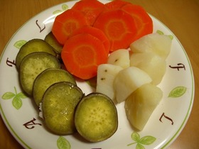 蒸し野菜でできる♪簡単お弁当おかず♪