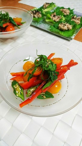 簡単‼夏野菜のさっぱり和え☆