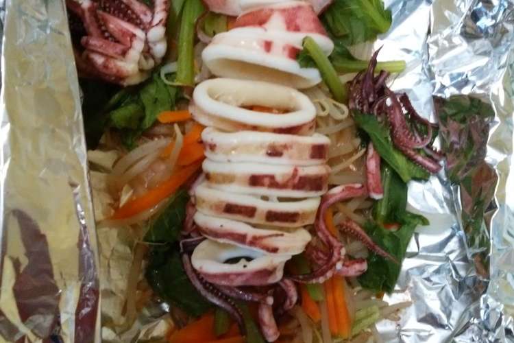 イカとたっぷり野菜のホイル焼き レシピ 作り方 By あいりゅﾏﾏ クックパッド 簡単おいしいみんなのレシピが360万品