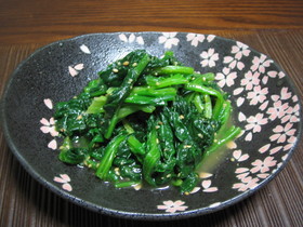 みんな大好き♪ほうれん草のゴマあえ