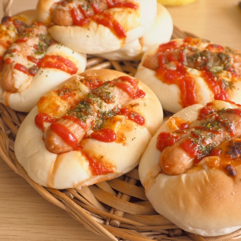＊簡単手ごね・ウインナーパン＊ by おきパン 【クックパッド】 簡単おいしいみんなのレシピが350万品
