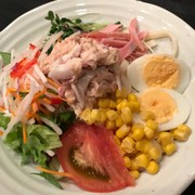 すぐに食べたい♡サラダうどんの写真