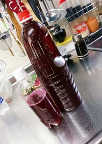 疲労回復夏バテ予防赤紫蘇酢濃縮ジュース