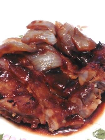 鶏モモ肉の照り焼き！味噌甘酢ソースの画像