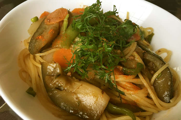 麻婆茄子とパクチーのエスニックパスタ レシピ 作り方 By 黒猫魔術店 蜜猫 クックパッド 簡単おいしいみんなのレシピが376万品