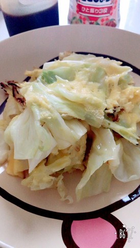 簡単ズボラなキャベたま蒸し