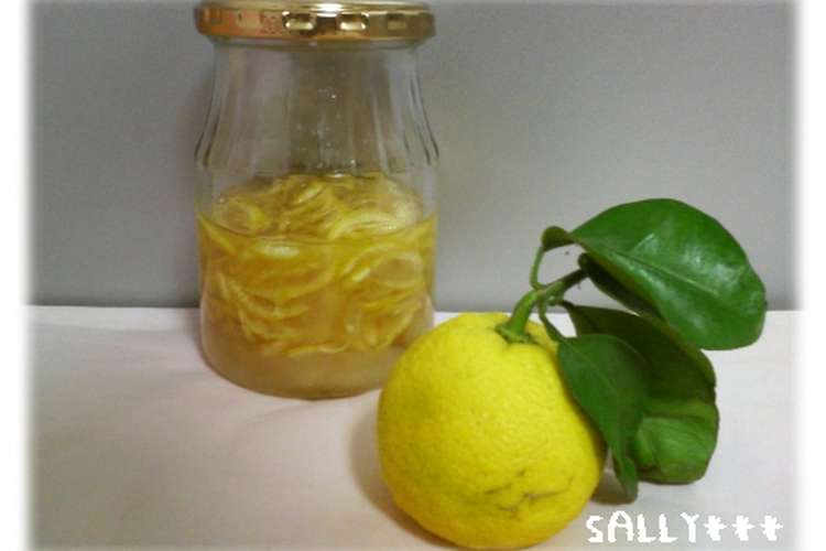 ほっこり柚子茶 ゆずのはちみつ漬け レシピ 作り方 By Sally クックパッド 簡単おいしいみんなのレシピが361万品